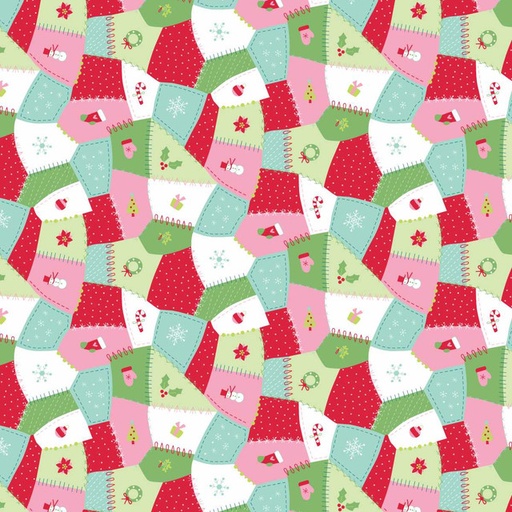 [9079-68] Just Make It! Seasonal by Little Dear - Christmas Red and Green