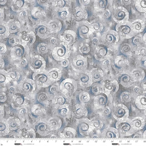 [E-SPIRAL118 8780-92] Spiral Storm by Lilac Bee - Wideback 118" Pigeon