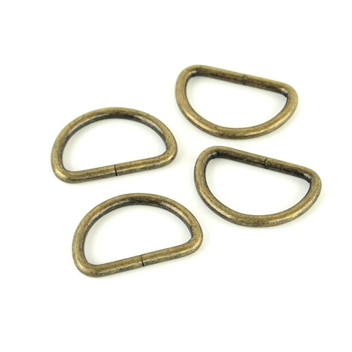 D-rings by Sallie Tomato - 1" (12mm) 4 Pack