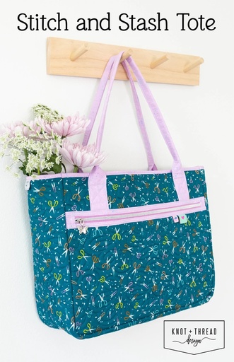 [KAT126] Stitch and Stash Tote Pattern by Knot & Thread
