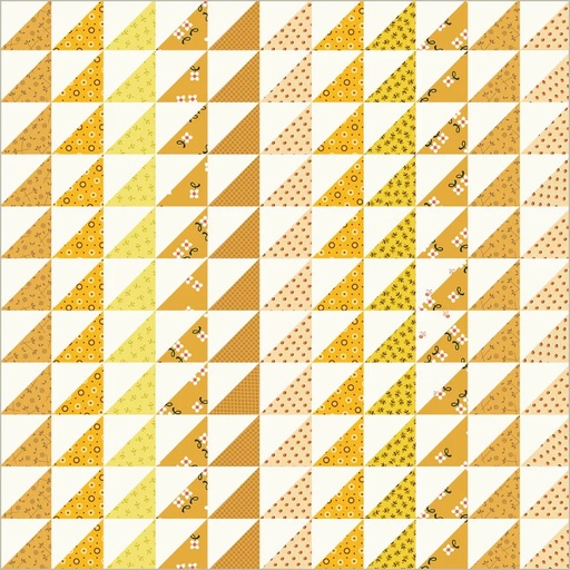 [53030D-2] Made Easy by Denyse Schmidt - Triangle Stripe Cheater in Golden