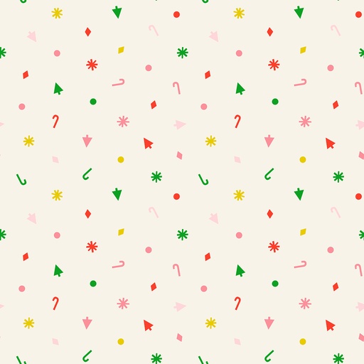 [RS3103 12] Merry Happy by Kimberly Kight - Christmas Confetti in Multi