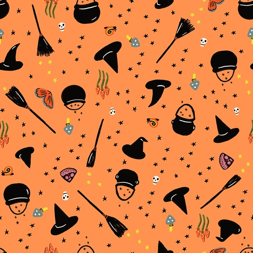 [RS5195 12] Freaky Familiars by Ruby Star Society - Witchy Woman in Pumpkin