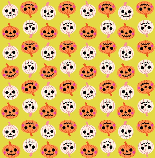 [RS5196 12] Freaky Familiars by Ruby Star Society - Pumpkin Party in Citron