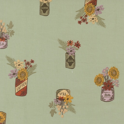 [45654 20] Windfall by Fancy That Design House - Vintage Flower Jars in Aqua