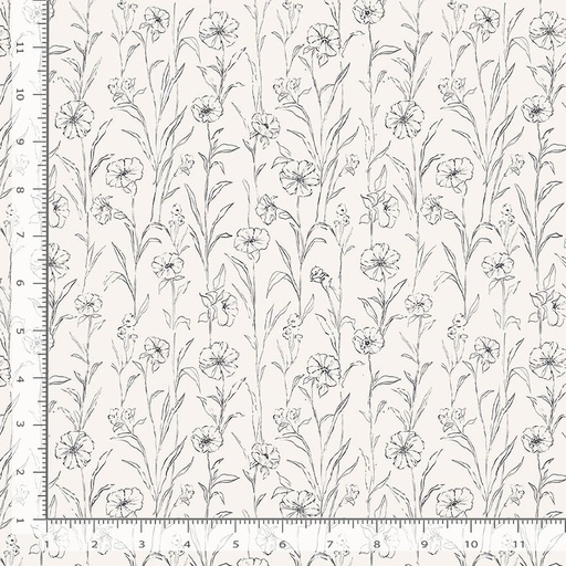 [STELLA-DCJ3459 CREAM] Fall in Love by Clara Jean Design - Blooms in Cream