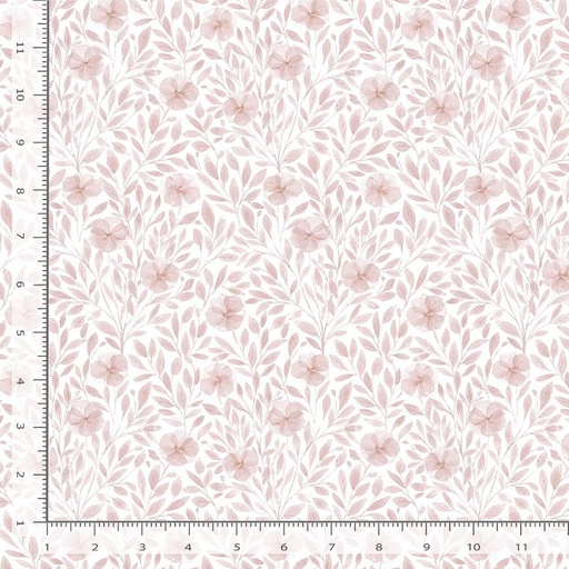 [STELLA-DCJ3462 WHITE] Fall in Love by Clara Jean Design - Floral Haze in White