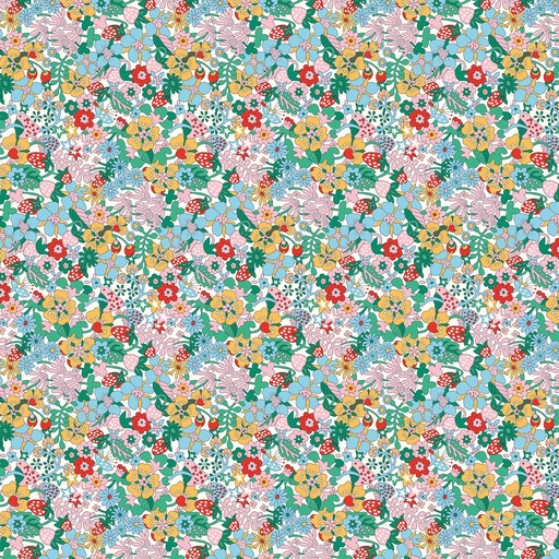 [01667517B] Everlasting by Liberty Fabrics - Flowertop Forest B