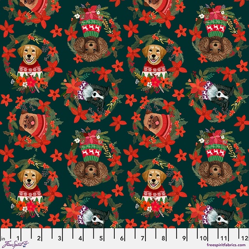 [PWMC108.XSPRUCE] Christmas Pets by Mia Charro - Christmas Dogs in Spruce
