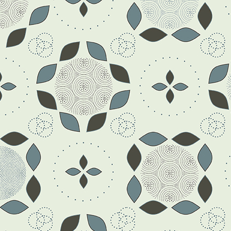 [32129-H] Renewal of Hope by Ink & Arrow - Geo Floral in Light Mint