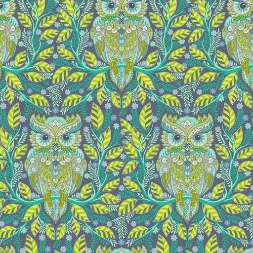 [PWTP244.STARLIGHT] Full Moon Forest II by Tula Pink - Hootie Patootie in Starlight