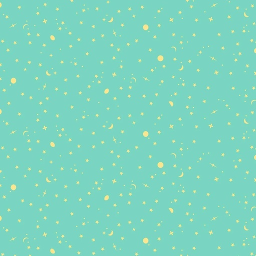 [PWTP254.SEAGLASS] True Colors by Tula Pink - Space Sprinkles in Seaglass