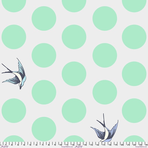 [QBTP018.STARLIGHT] Free Fall by Tula Pink - Free Fall Quilt Back 108" in Starlight