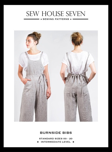 [SHS114] Burnside Bib by Sew House Seven