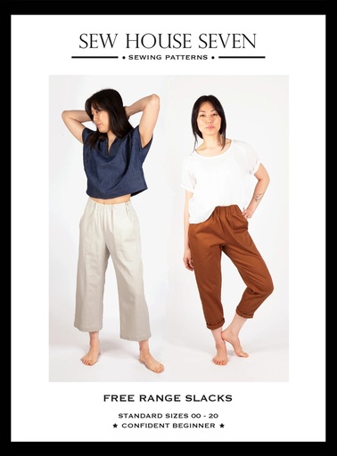 [SHS130] Free Range Slacks by Sew House Seven