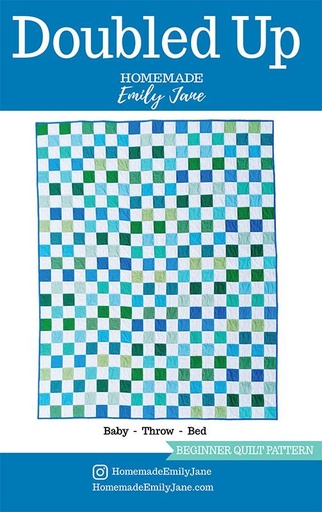 [HEJ 118] Doubled Up Quilt Pattern by Homemade Emily Jane