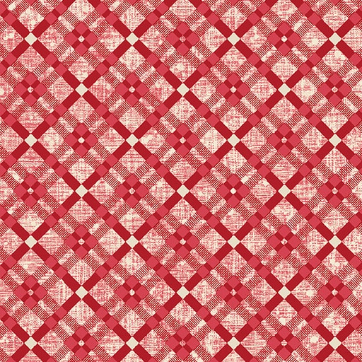 [16797-10] Winter Haven by Rachel Rossi Designs - Winter Tartan in Red