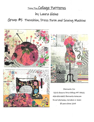 [LHFWTT5] Teeny Tiny Collage Pattern Group 5 by Laura Heine