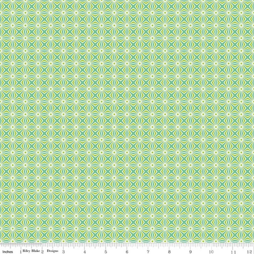 [C18012-GREEN] Chasing Rainbows by Leslie Ryan - Interlink in Green