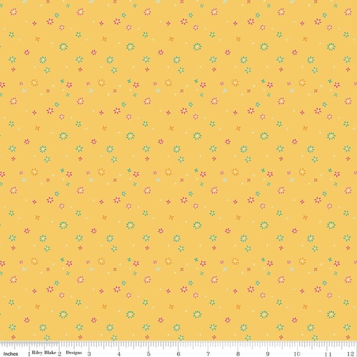 [C18016-DAFFODIL] Chasing Rainbows by Leslie Ryan - Garden Sprinkles in Daffodil