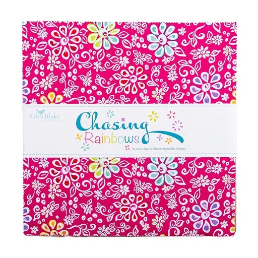 [10-18010-42] Chasing Rainbows by Leslie Ryan - 10" Stacker, 42pc
