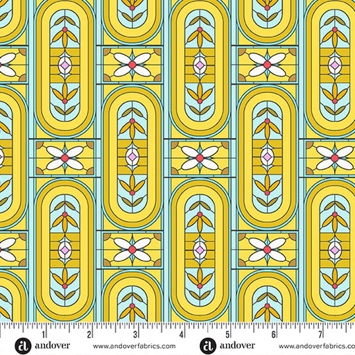 [A-10335-Y] Jinny by Alison Glass - Stained in Gold