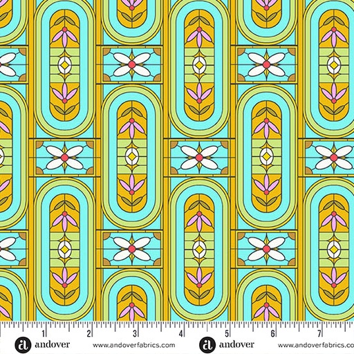 [A-10335-T] Jinny by Alison Glass - Stained in Mint