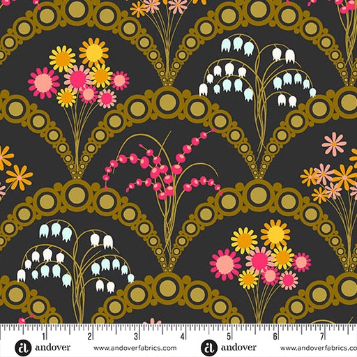 [A-10332-K] Jinny by Alison Glass - Greenvalley in Raven