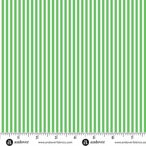 [A-10238-G2] Simply Stripe by Andover Fabrics - Simply Stripe in Kelly