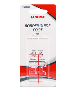 [202084000] Janome Border Guide Foot - 9mm BP