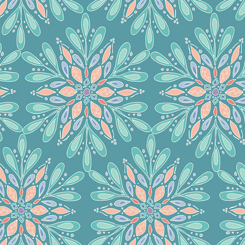 [SBC-FF-3122] Frost & Fir by AGF Sewcial Bee Collective - Winterflake Glow