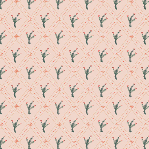 [SBC-FF-3132] Frost & Fir by AGF Sewcial Bee Collective - Mistletoe Season