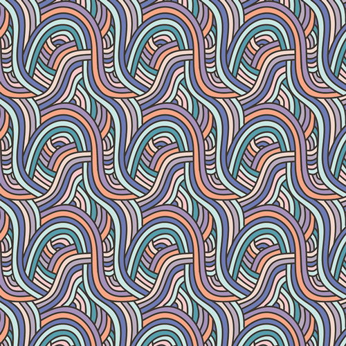 [SBC-FF-3154] Frost & Fir by AGF Sewcial Bee Collective - Swirling Threads