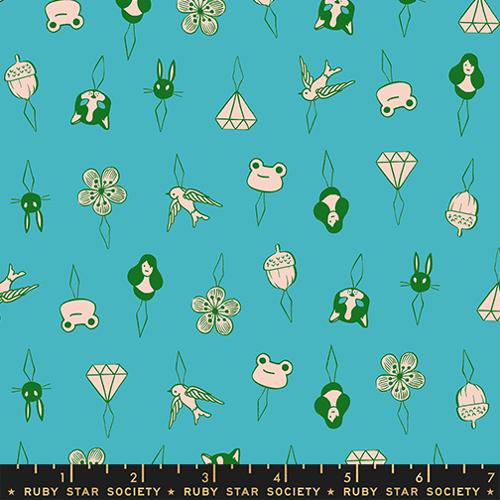 [RS5214 15] 1 800 Notion by Ruby Star Society - Thread Charms in Turquoise