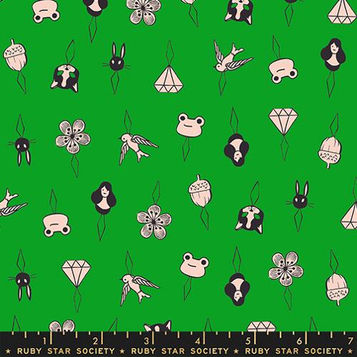 [RS5214 16] 1 800 Notion by Ruby Star Society - Thread Charms in Deep Verdant