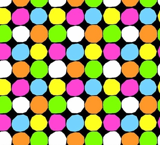 [A-10436-K] Prismatic by Libs Elliott - Wonky Dots in Burst