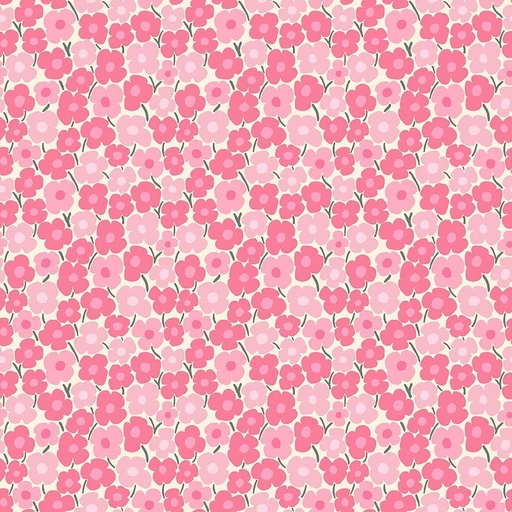 [STELLA-D3689 CREAM] Pink Pony Club by Dear Stella - Flower Power in Cream