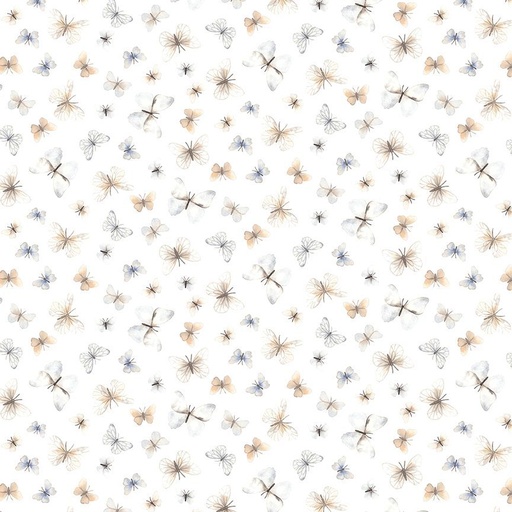 [STELLA-DNS3663 WHITE] ABCs of Love by Nina Stajner - Flutter in White