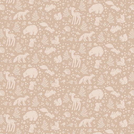 [STELLA-DNS3665 TAN] ABCs of Love by Nina Stajner - Woodland Wanderers in Tan