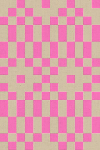 [RS1136 25CL] Lofi Linens by Rashida Coleman Hale - Bitmapped in Neon Pink
