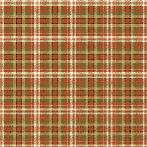 [16842-39] Touchdown by Skyline Studio - Touchdown Plaid in Rust