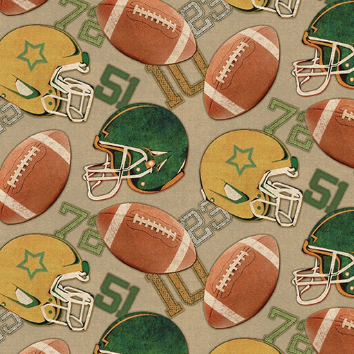 [16837-72] Touchdown by Skyline Studio - Football Season in Tan