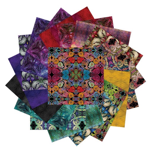 [INC10PK] Incandescent by Paula Nadelstern - 10" x 10" Squares