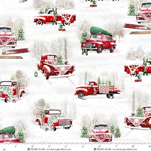 [2573-86] Tailgate Traditions by Jan Shade Beach - Small Trucks in Multi