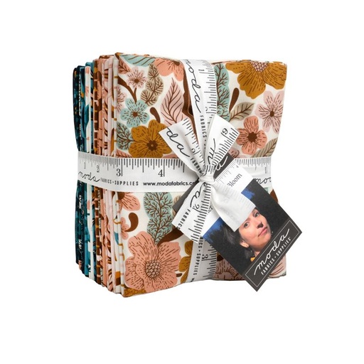 [14140AB] Feather and Forest Bloom by Linn Warme- Fat Quarter Bundle