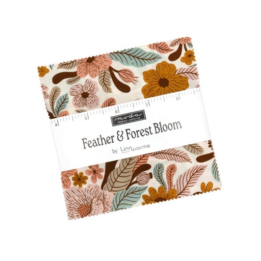 [14140PP] Feather and Forest Bloom by Linn Warme - Charm Pack