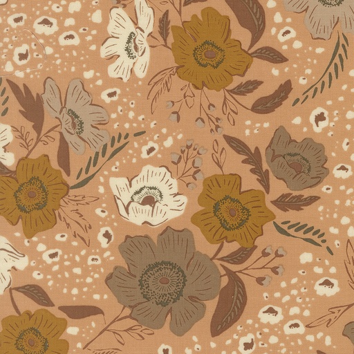 [45670 14] Wellspring by by Fancy That Design House - Flora Flourish in Coral Seashell