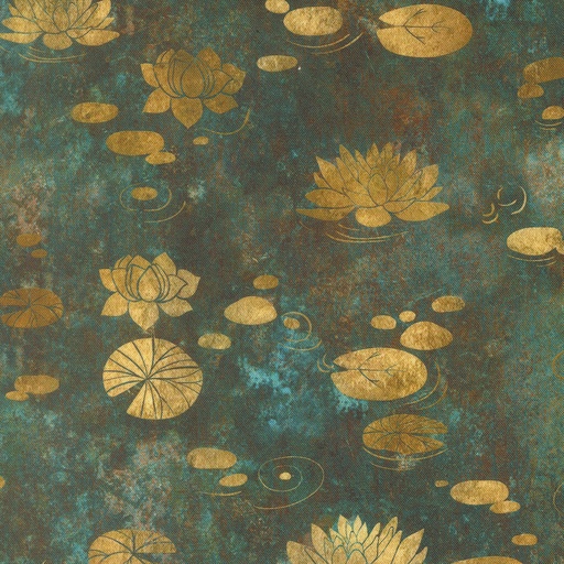 [48110 12] Tranquil Patina by Debbie Maddy - Drifting Waters in Teal