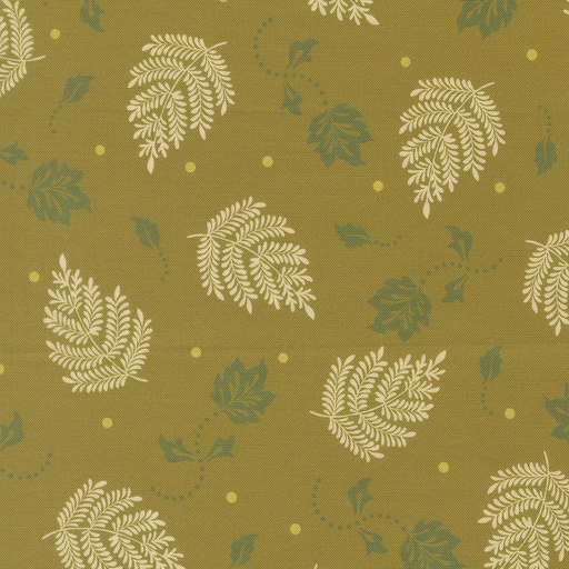 [11986 17] Sitara by Crystal Manning - Paisley Leaf in Olive
