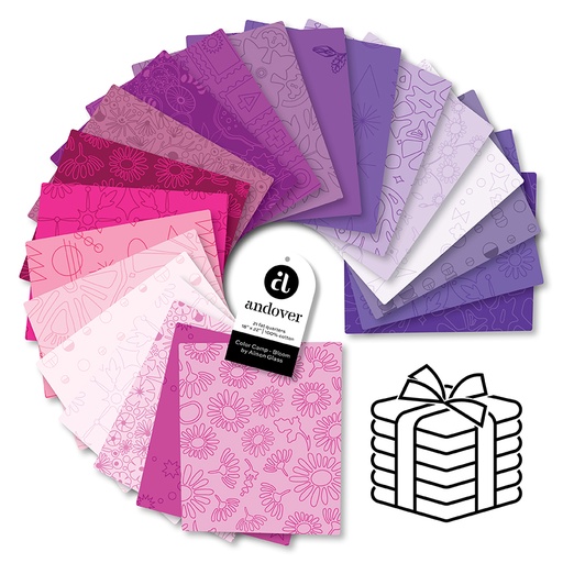 [FQ-COLCB-21] Color Camp by Alison Glass - Bloom Fat Quarter Bundle 21pc.